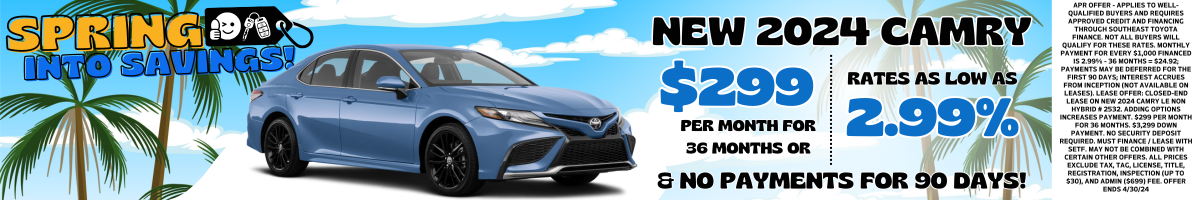 2024 Camry Offer Asheville NC