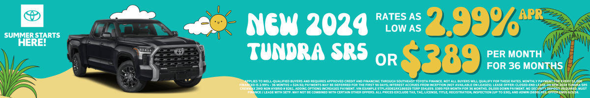 2024 Tundra Offer Asheville NC