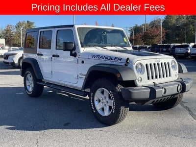 2018 Jeep Wrangler JK Unlimited Sport