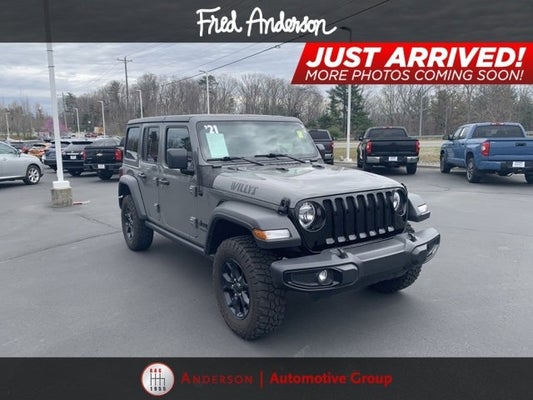 2021 Jeep Wrangler Unlimited Willys - Asheville NC area Toyota dealer  serving Asheville NC – New and Used Toyota dealership Serving Candler  Fletcher Johnson City TN NC