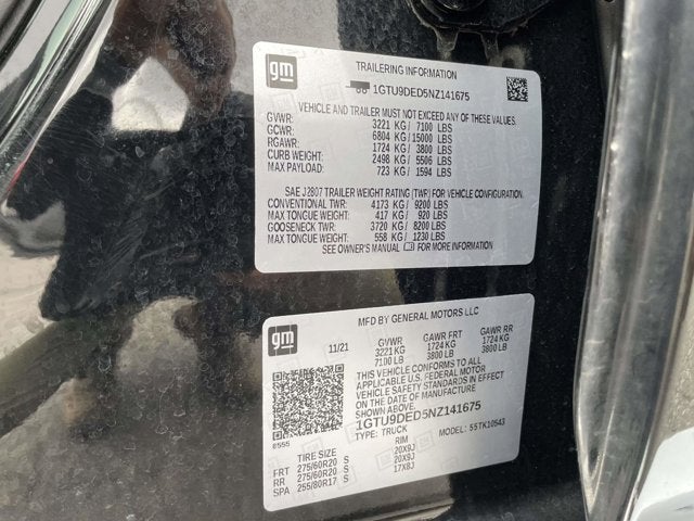 2022 GMC Sierra 1500 Limited SLT