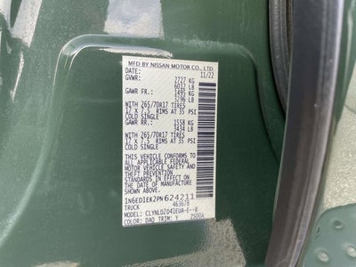 2023 Nissan Frontier PRO-4X