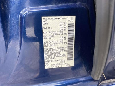 2022 Nissan Frontier SV