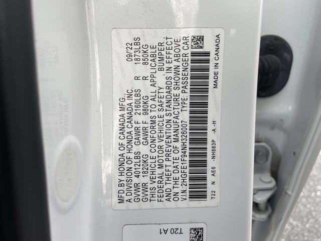 2022 Honda Civic Touring