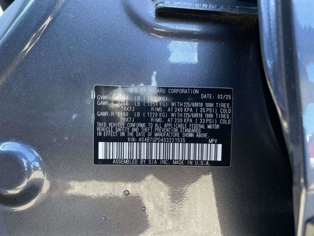 2025 Subaru Outback Touring XT