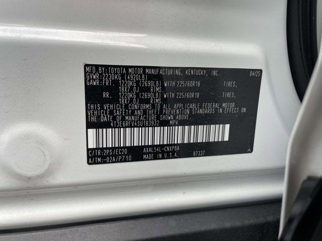 2025 Toyota RAV4 Hybrid XSE