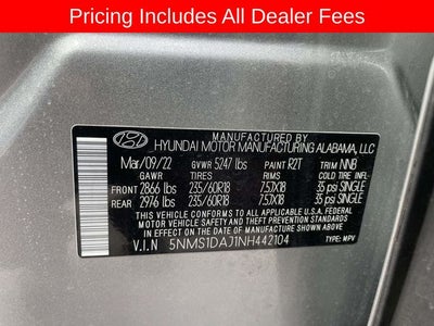 2022 Hyundai Santa Fe SE
