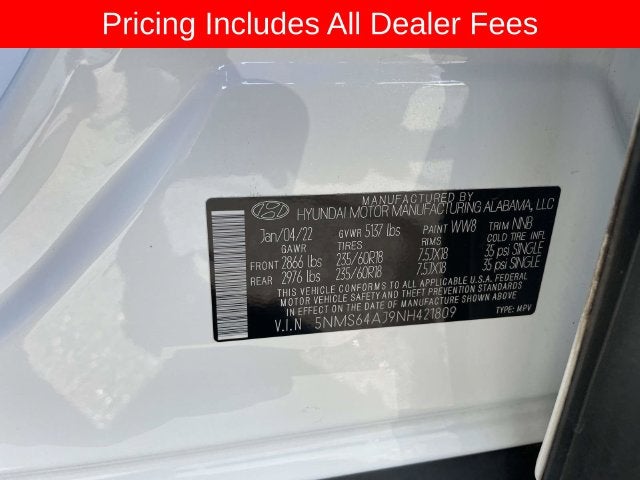 2022 Hyundai Santa Fe SEL