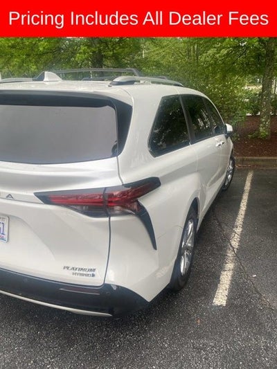 2022 Toyota Sienna Platinum 7 Passenger