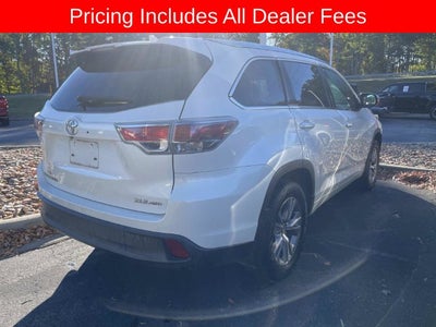2015 Toyota HIGHLANDER XLE V6