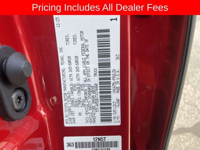 2026 Toyota Tundra Limited