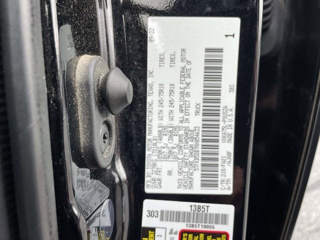 2022 Toyota Tundra SR