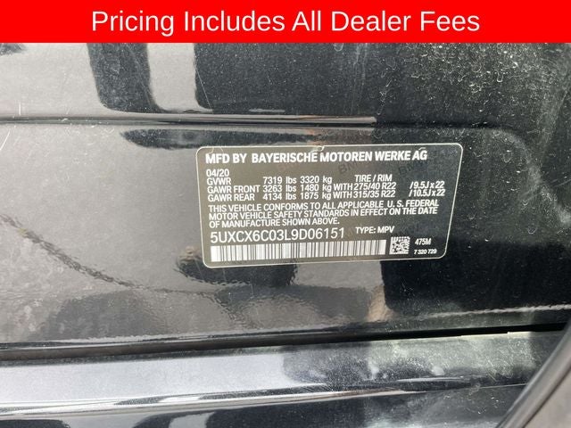 2020 BMW X7 M50i