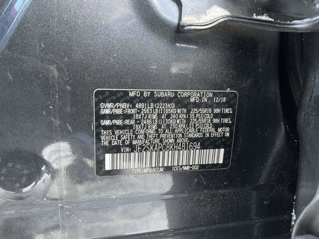 2019 Subaru Forester Sport