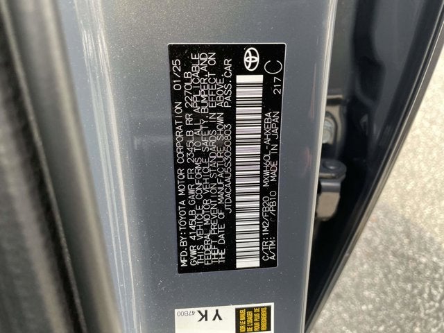 2025 Toyota Prius LE