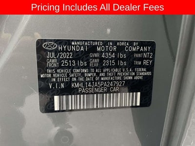 2023 Hyundai Sonata SEL