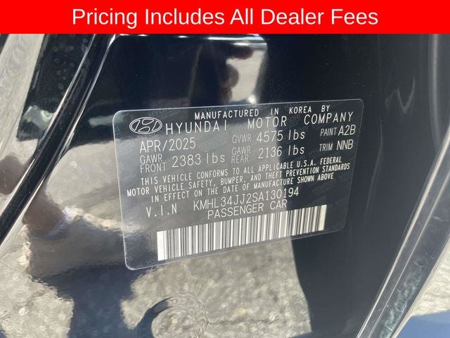 2025 Hyundai Sonata SEL