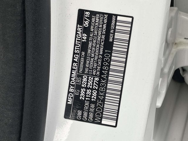 2019 Mercedes-Benz E-Class E 300