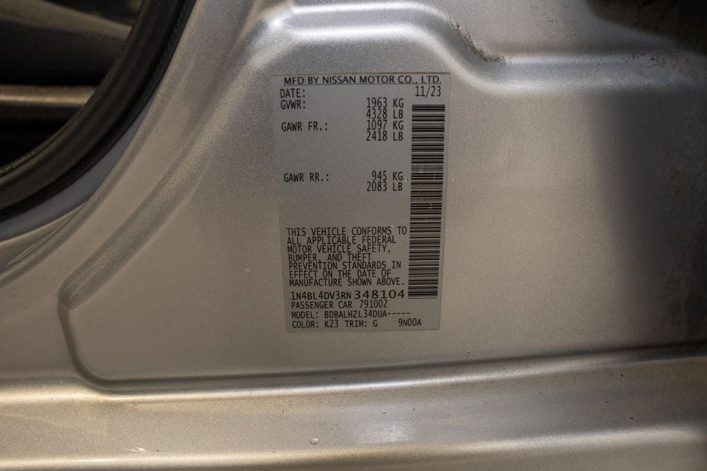 2024 Nissan Altima 2.5 SV