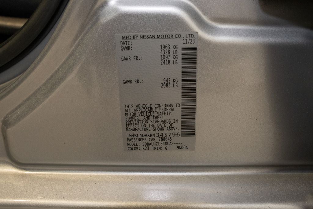 2024 Nissan Altima 2.5 SV