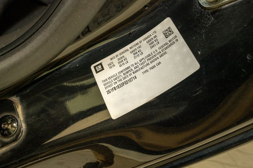 2015 Chevrolet Camaro 2LS