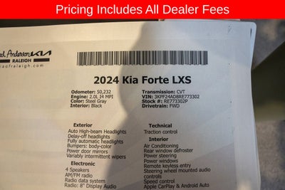 2024 Kia Forte LXS