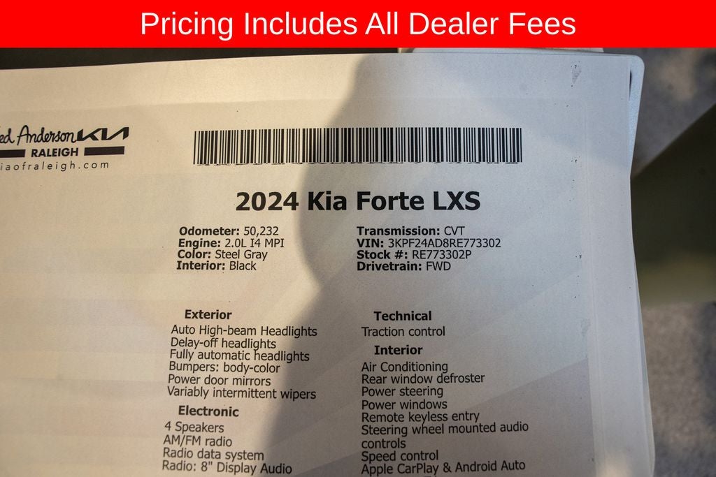2024 Kia Forte LXS