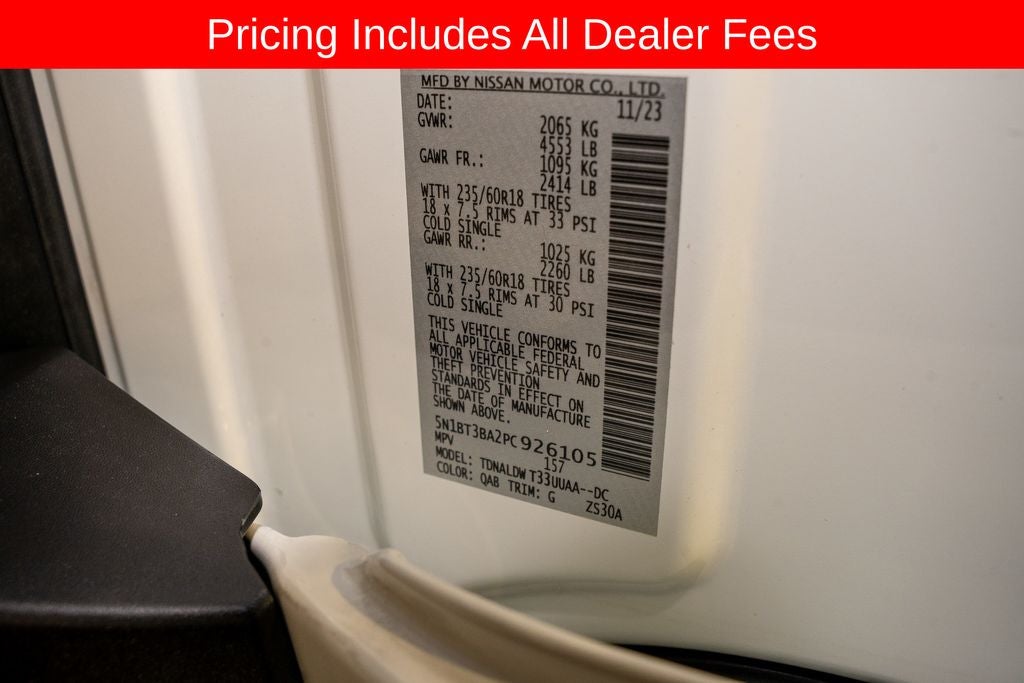 2023 Nissan Rogue SV