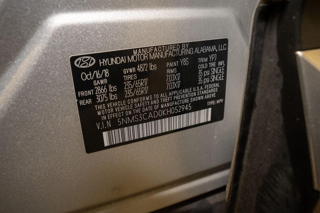 2019 Hyundai Santa Fe SEL