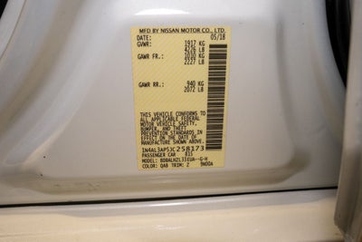 2018 Nissan Altima 2.5 SR