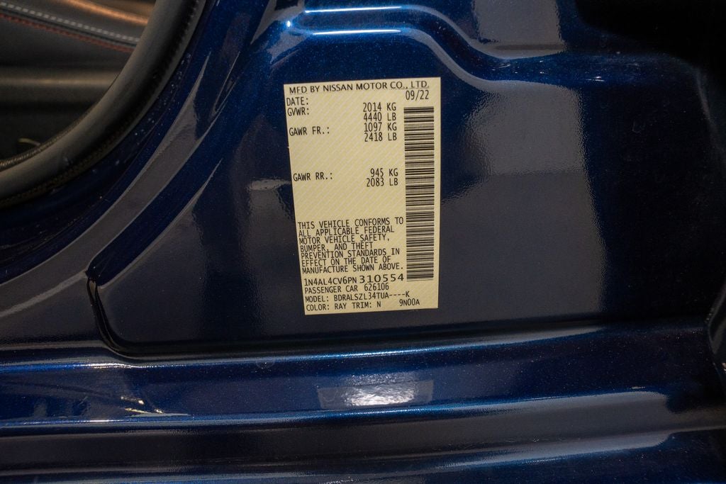 2023 Nissan Altima 2.0 SR