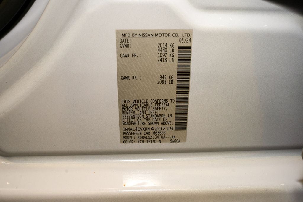 2024 Nissan Altima 2.0 SR