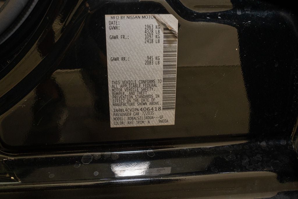 2023 Nissan Altima 2.5 SR