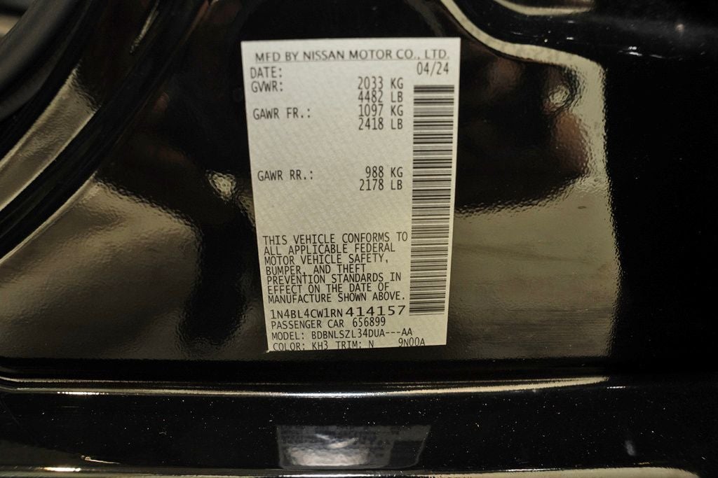 2024 Nissan Altima 2.5 SR