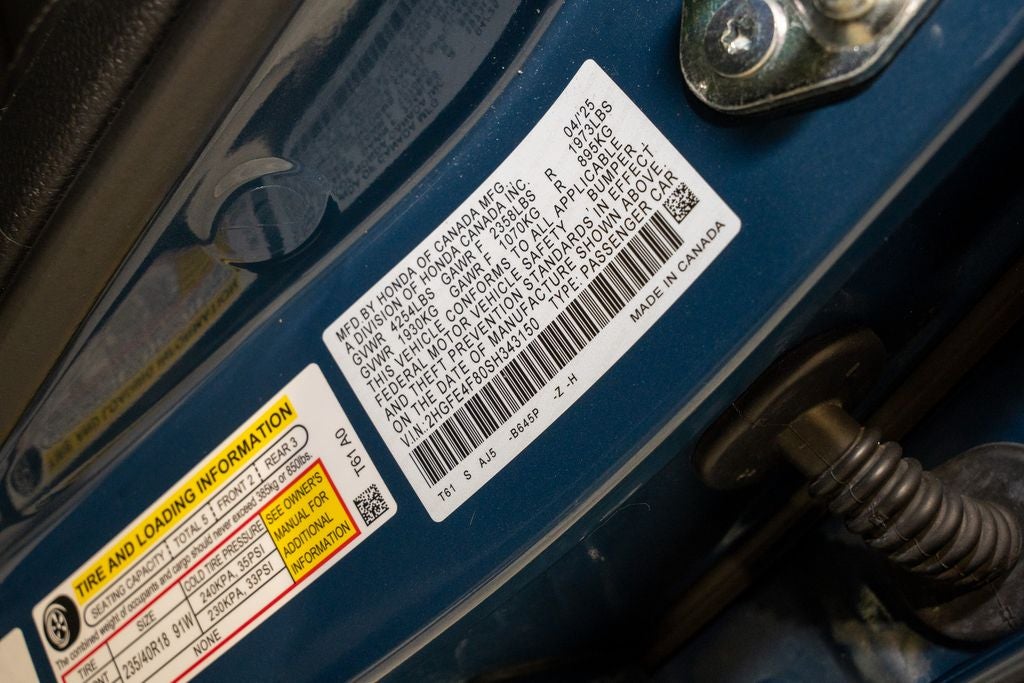 2025 Honda Civic Hybrid Sport