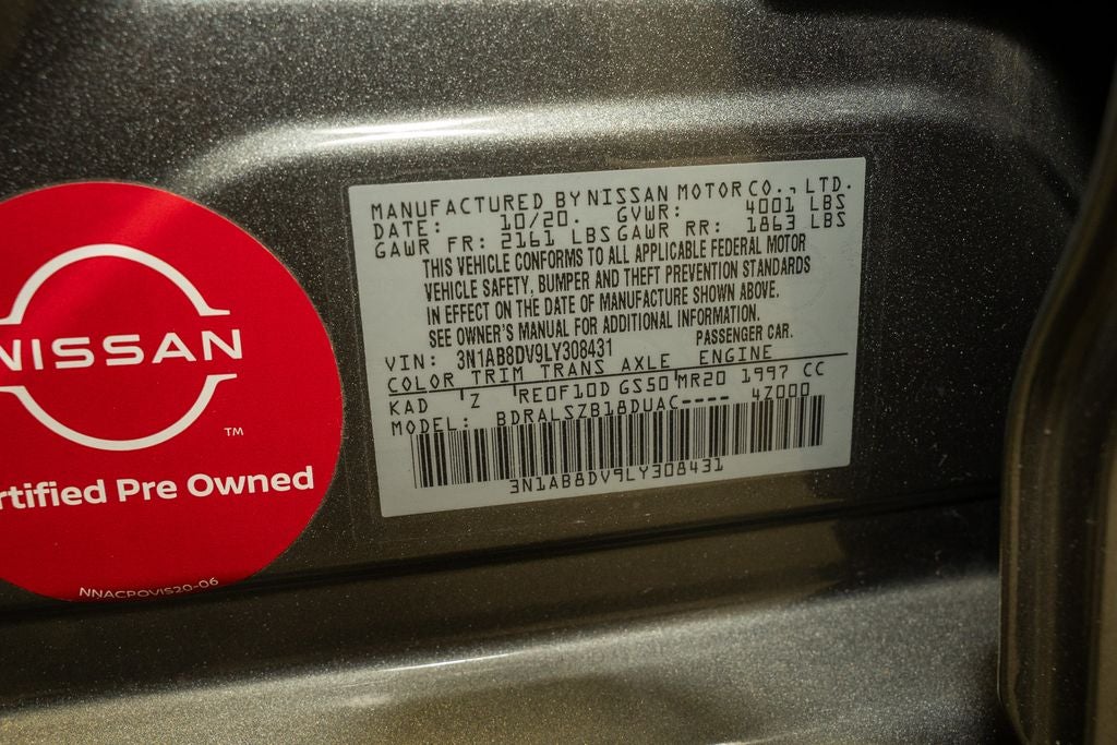 2020 Nissan Sentra SR