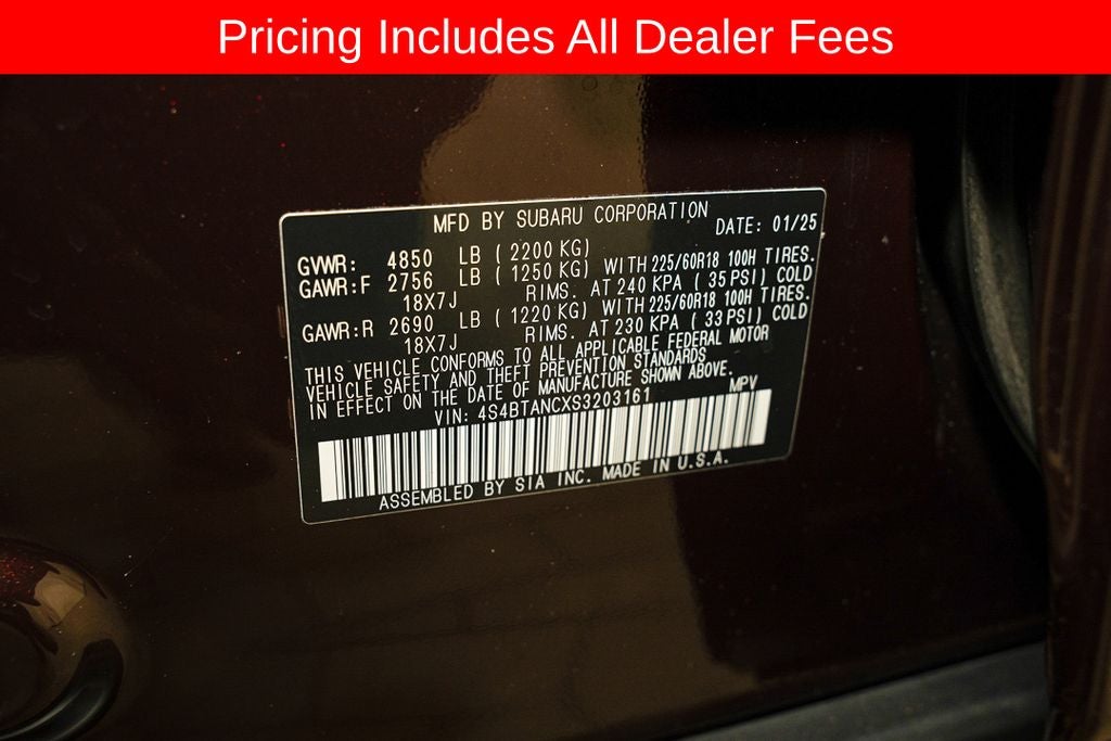 2025 Subaru Outback Limited