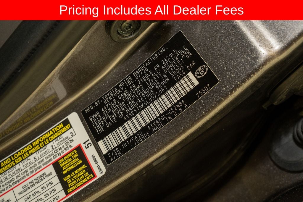 2020 Toyota Camry LE