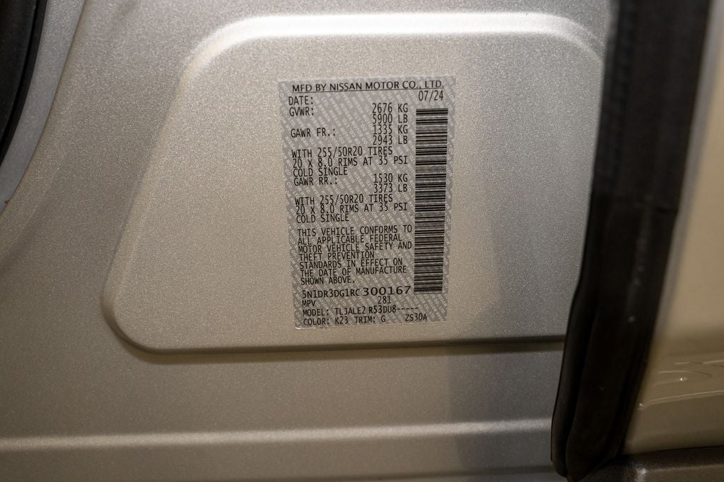 2024 Nissan Pathfinder Platinum