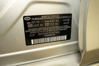 2014 Hyundai Sonata GLS