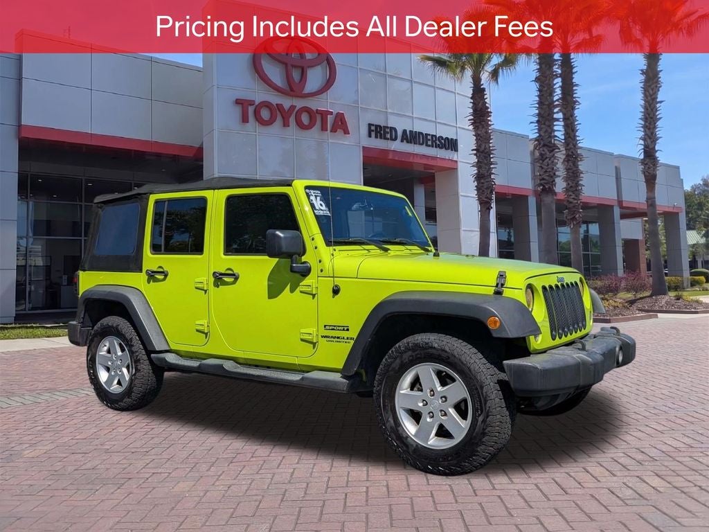 2016 Jeep Wrangler Unlimited Sport