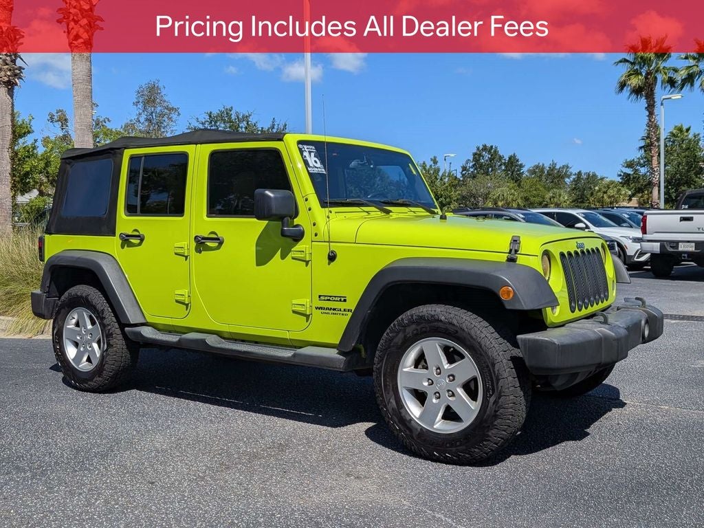 2016 Jeep Wrangler Unlimited Sport