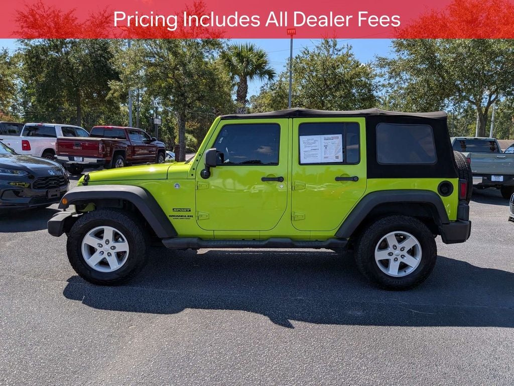 2016 Jeep Wrangler Unlimited Sport