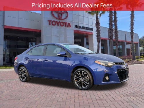 2016 Toyota Corolla S Plus