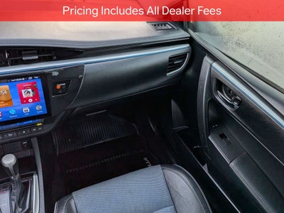 2016 Toyota Corolla S Plus