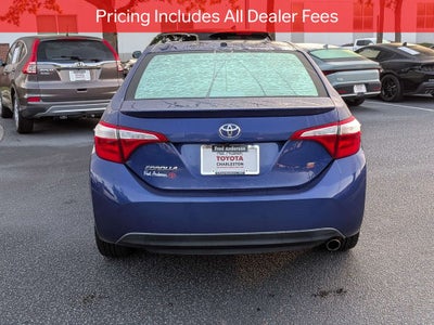 2016 Toyota Corolla S Plus