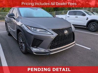 2022 Lexus RX 350 F Sport Handling