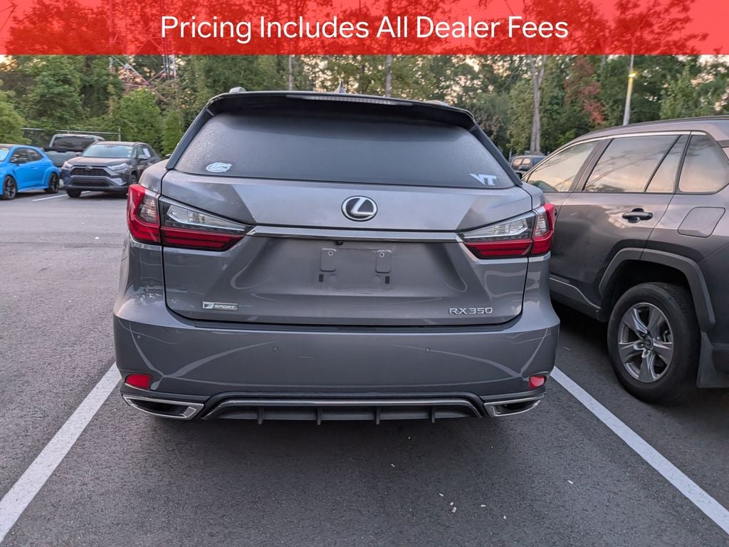 2022 Lexus RX 350 F Sport Handling