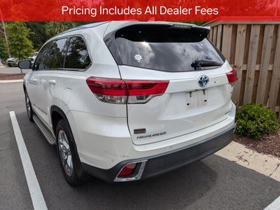2019 Toyota Highlander Hybrid Limited Platinum