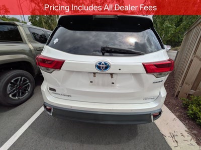 2019 Toyota Highlander Hybrid Limited Platinum